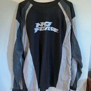 Men's Long Sleeve Shirt - Black and Gray